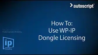 Use WinPlus-IP Dongle Licensing